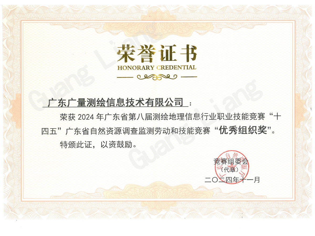 （公司奖）测绘公司优异组织奖